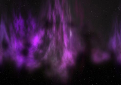 Far being shone nebula and star field against space. "Elements of this image furnished by NASA".