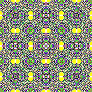 Digital computer graphic - seamless geometric ornament for design