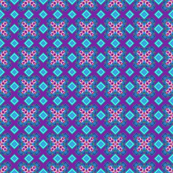 Digital computer graphic - seamless geometric ornament for design.