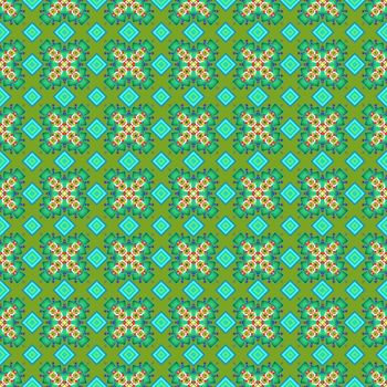 Digital computer graphic - seamless geometric ornament for design.