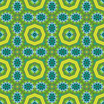 Digital computer graphic - seamless geometric ornament for design.
