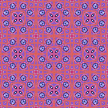 Digital computer graphic - seamless geometric ornament for design.