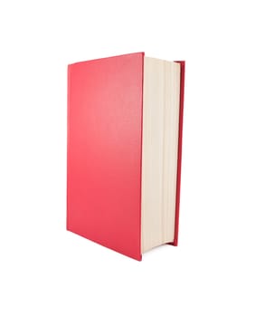 The red book isolated on a white background