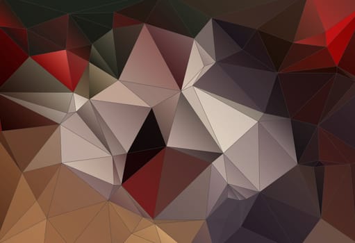 polygonal pattern of triangles, abstract background