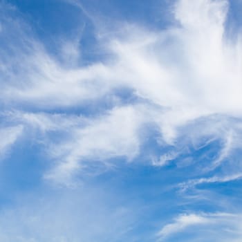 Clouds in the sky. Cloud floating in the sky and spread to be around.