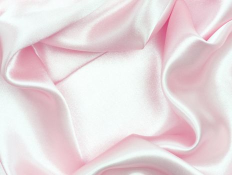 Smooth pink silk can use as background 