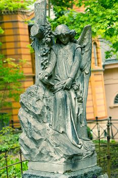 Stone Angel. The Russian Orthodox Chapel is a funerary chapel built in Weimar in 1860 for Grand Duchess Maria Pavlovna.