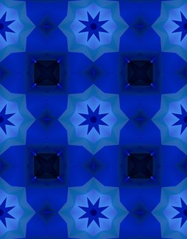 Ethnic pattern. Abstract kaleidoscope fabric design texture