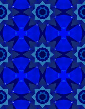 Ethnic pattern. Abstract kaleidoscope fabric design texture