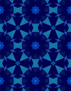 Ethnic pattern. Abstract kaleidoscope fabric design texture