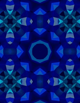 Ethnic pattern. Abstract kaleidoscope fabric design texture