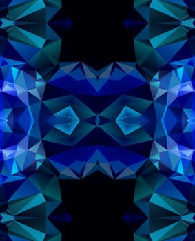 Ethnic pattern. Abstract kaleidoscope fabric design texture