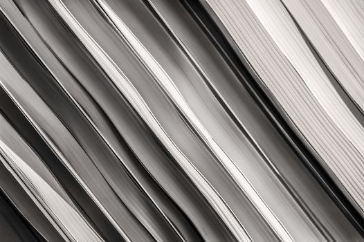 abstract of office paperwork layered at angles
