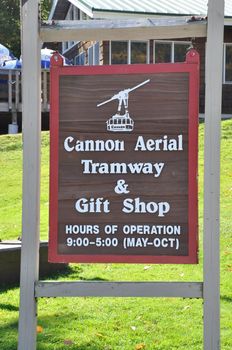 Cannon Mountain Aerial Tramway in New Hampshire