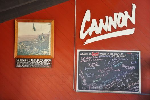 Cannon Mountain Aerial Tramway in New Hampshire