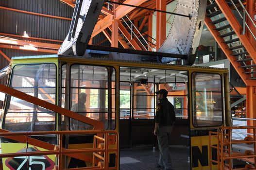 Cannon Mountain Aerial Tramway in New Hampshire