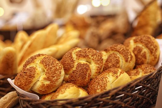 Fresh bread just prepared from a master bakery