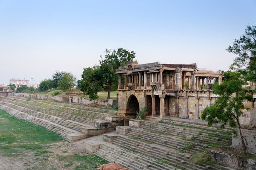 Sarkhej Roza mosque in Ahmedabad, Gujarat, India