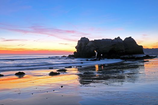 Praia da Rocha near Portimao in the Algarve Portugal