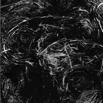 Illustration. Black and white grunge style background