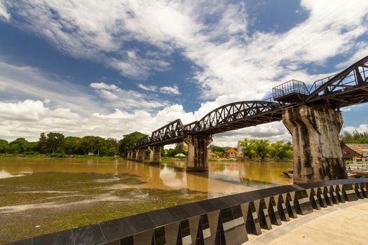 River Kwai Bridge, Kanchanaburi, Thailand.