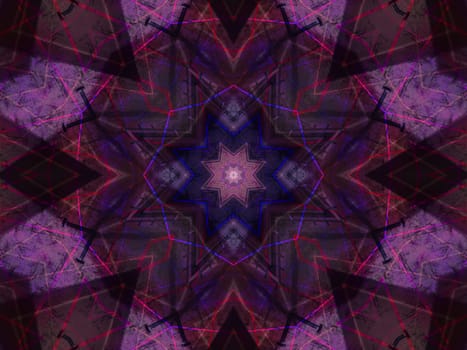 Ethnic pattern. Abstract kaleidoscope fabric design texture