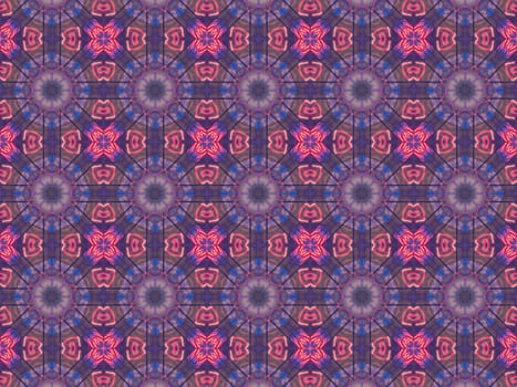 Ethnic pattern. Abstract kaleidoscope fabric design texture