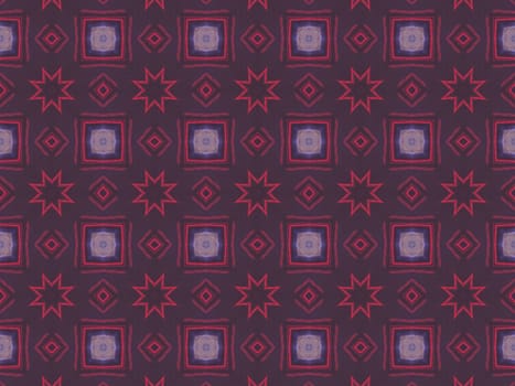 Ethnic pattern. Abstract kaleidoscope fabric design texture