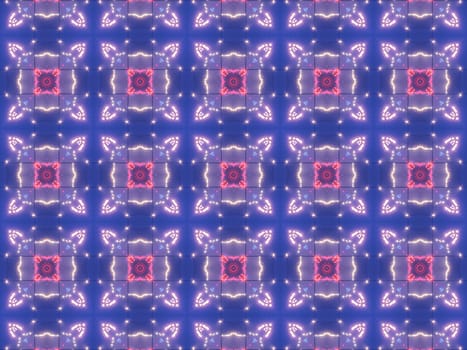 Ethnic pattern. Abstract kaleidoscope fabric design texture