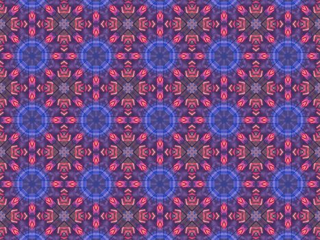 Ethnic pattern. Abstract kaleidoscope fabric design texture