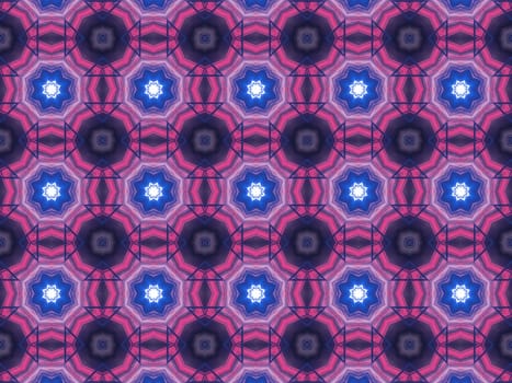 Ethnic pattern. Abstract kaleidoscope fabric design texture