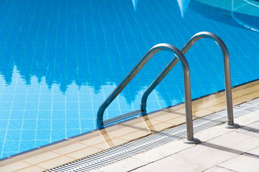Stair of swimming pool.