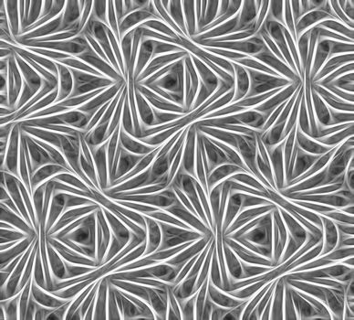Abstract black and white fractal background gray tone