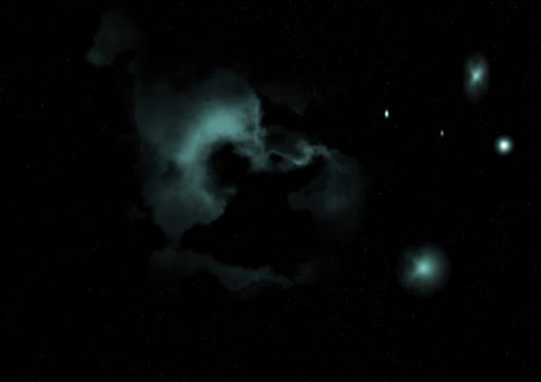 Small part of an infinite star field of space in the Universe. "Elements of this image furnished by NASA".