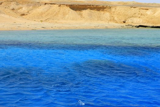 Red sea seashore on Ras Mohamed territory