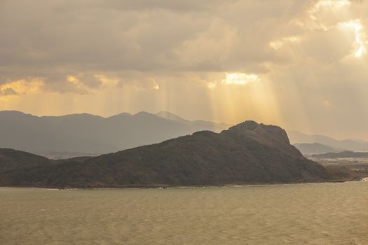 Sunset in Nokonoshima Island, Japan