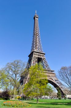 The Eiffel Tower in Paris, France