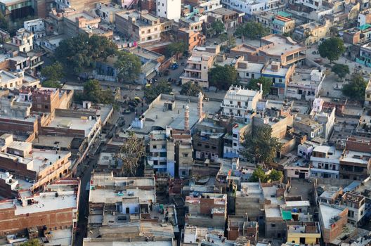 City of Jaipur, View from Nahargarh Fort, Jaipur, India