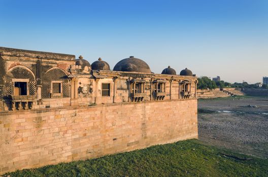 Sarkhej Roza mosque in Ahmedabad, Gujarat, India