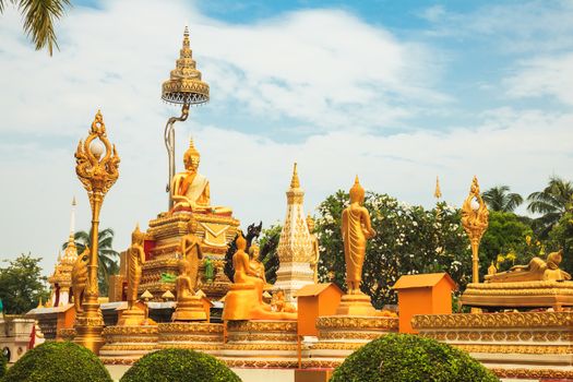 Buddha Statue in Wat Phra That Phanom, Thailand