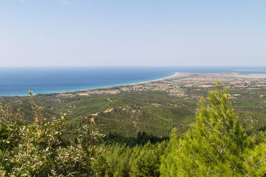 Landscape view of Conkbayiri, Canakkale
