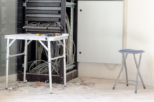 Patch cord panel - in work progres
