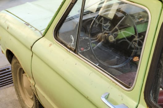 Retro car fragment