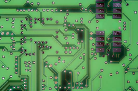Detail of the printed circuit - motherboard