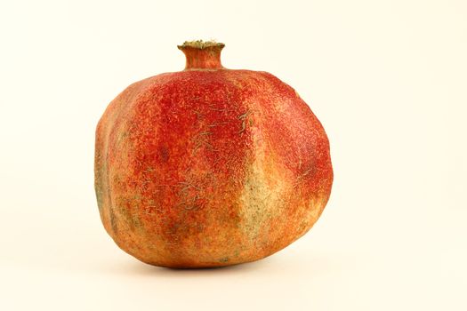 Detail of the pomegranate - aromatic fruits with a sweet and sour taste