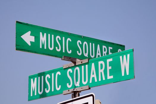 Music Square is considered the heart of the country music business in Nashville, Tennessee.