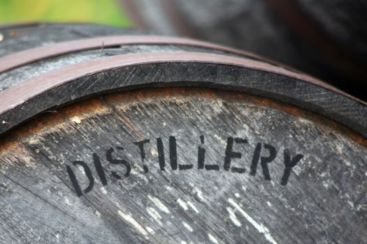 Whiskey, scotch or bourbon is aged in these used oak barrels to enhance the color and flavor of the finished product.