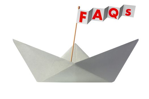 Origami paper boat with flag writing FAQs
