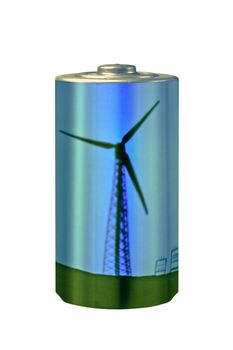 Save Naural energy Concept, Wind energy, Windmill