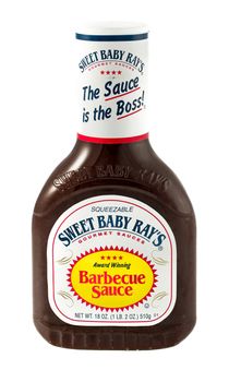 Winneconne, WI - 5  February 2015: Bottle of Swee Baby Ray's barbecue sauce.  Ray's was created in 1985 from Chicago, IL.